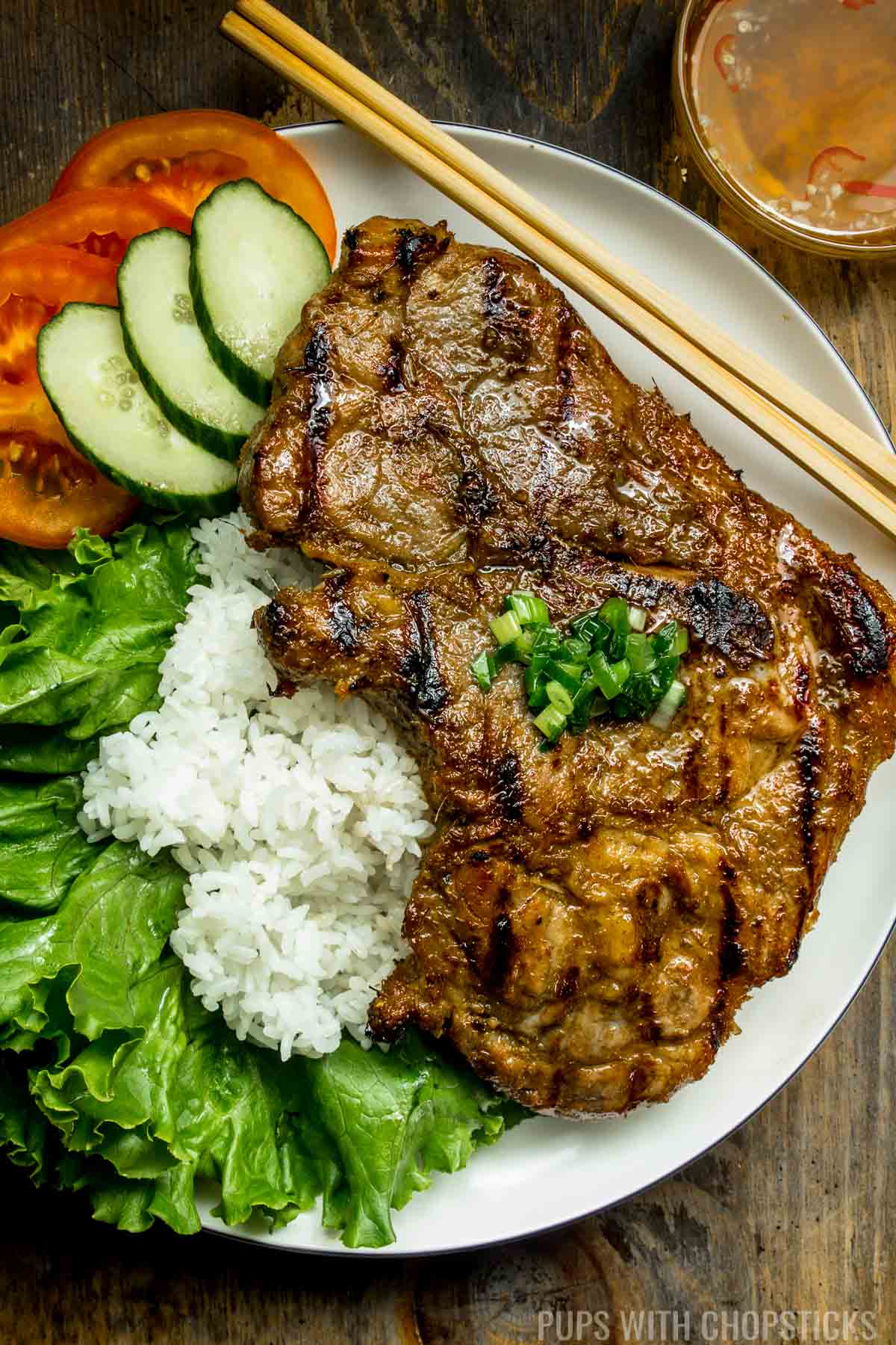Grilled Lemongrass Porkchop